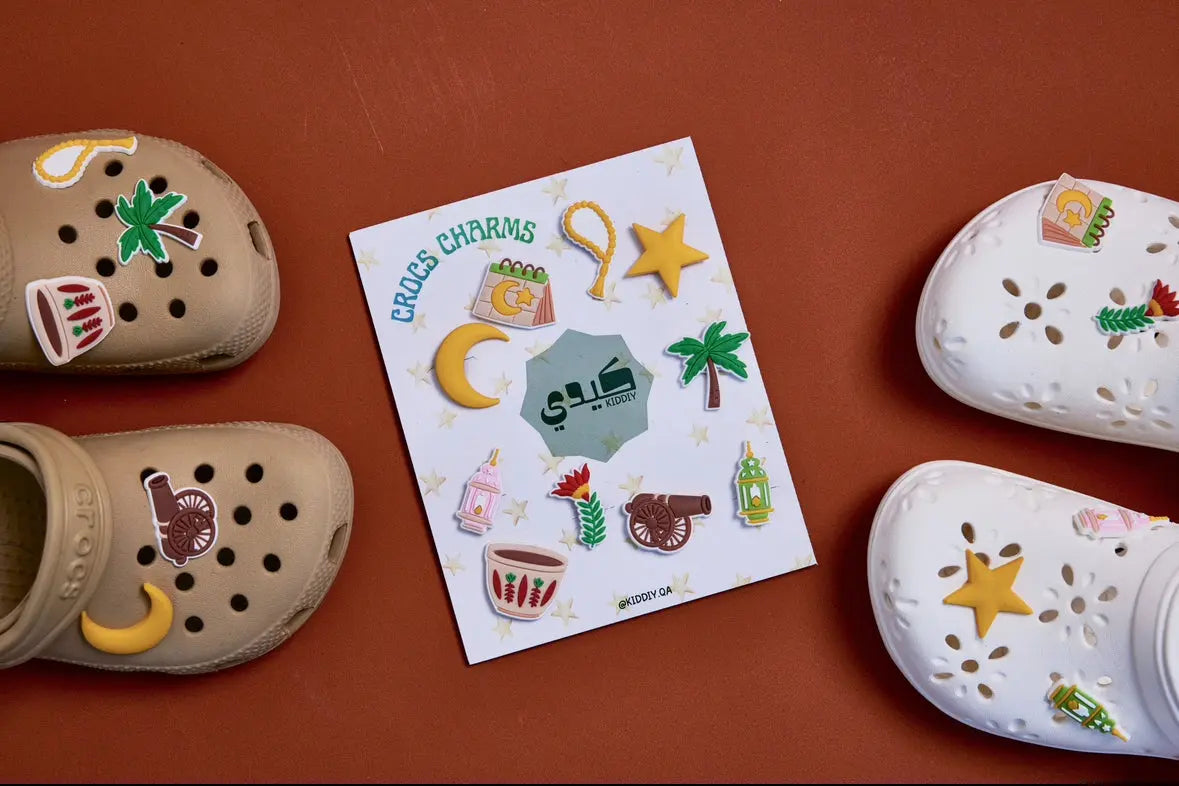 ⁠Ramadan Crocs Charms (Shoes Not Included) KIDDIY