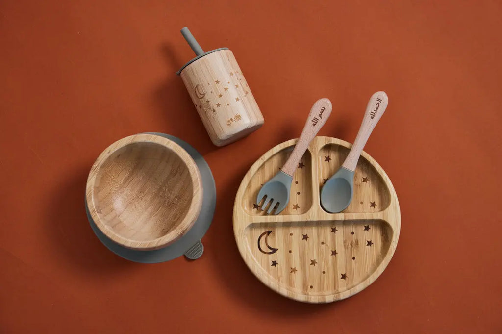 Ramadan Tableware Set (Green) KIDDIY