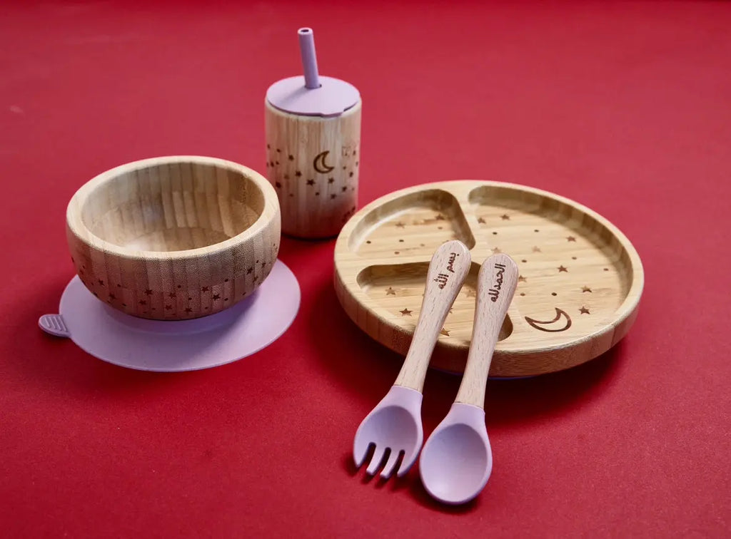 Ramadan Tableware Set (Pink) KIDDIY