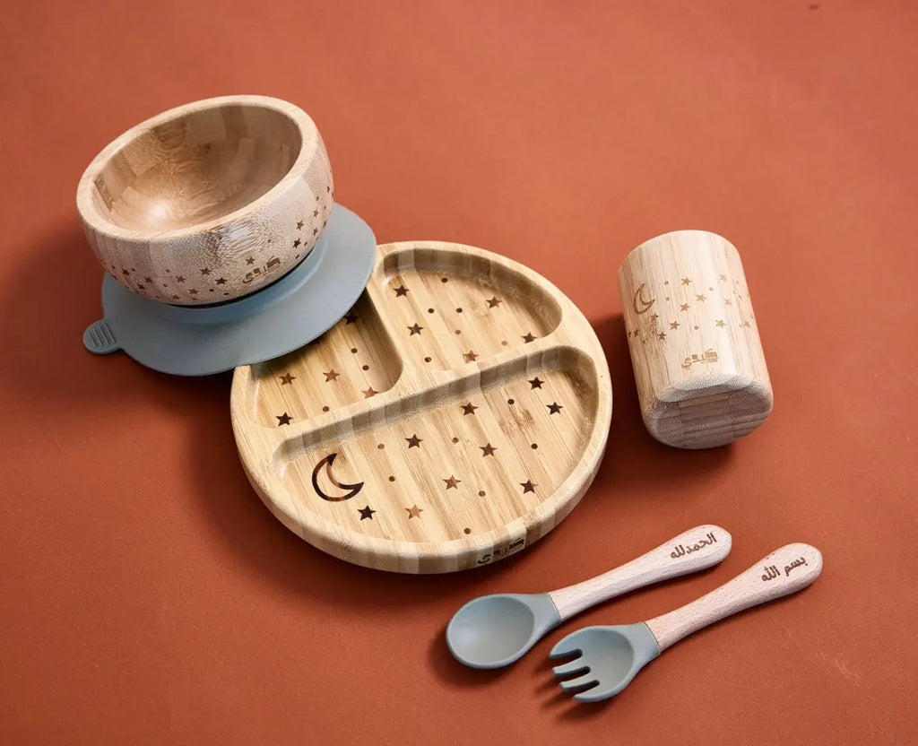 Ramadan Tableware Set (Green) KIDDIY