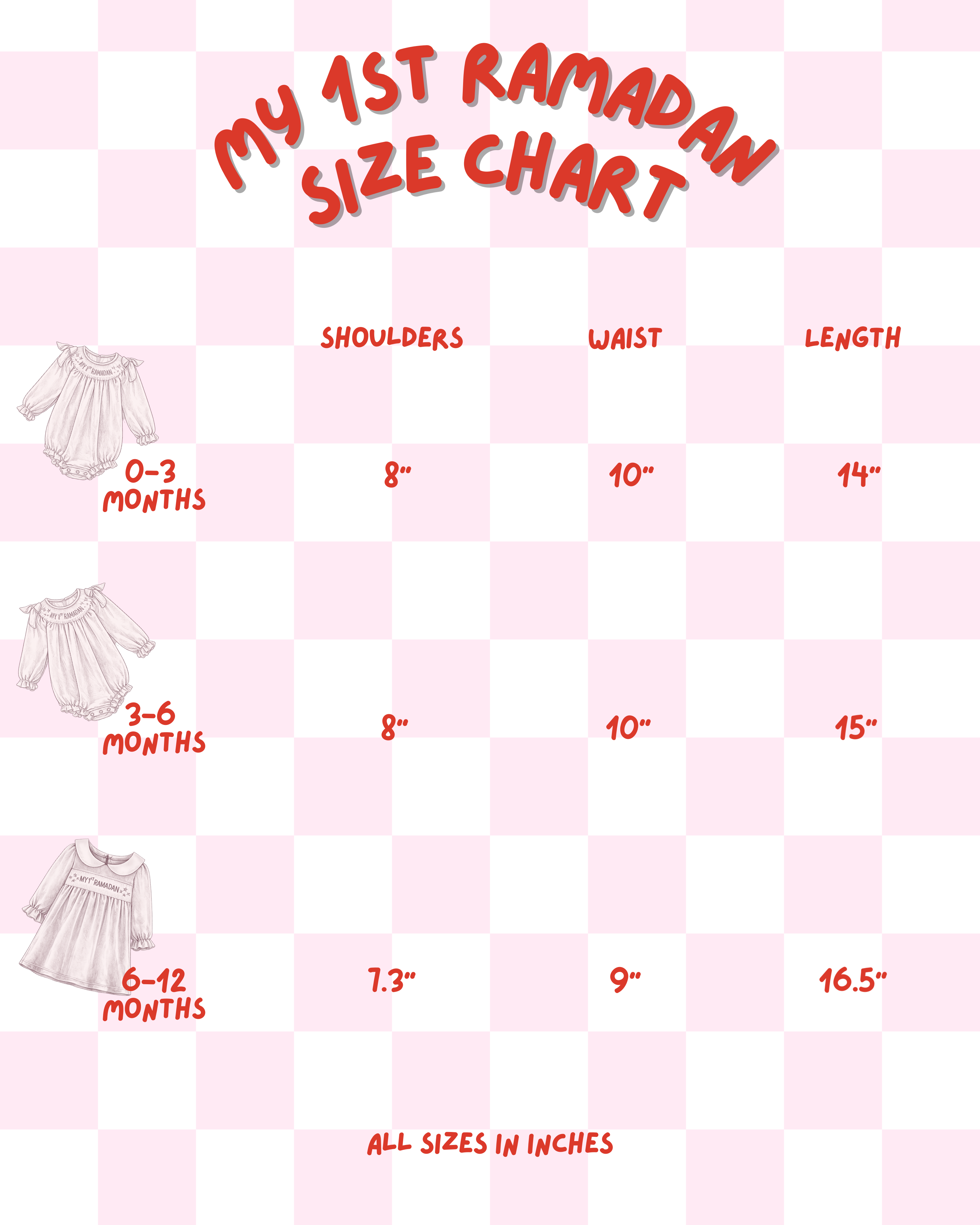 My 1st Ramadan Pink Romper (Headpiece Not Included) KIDDIY