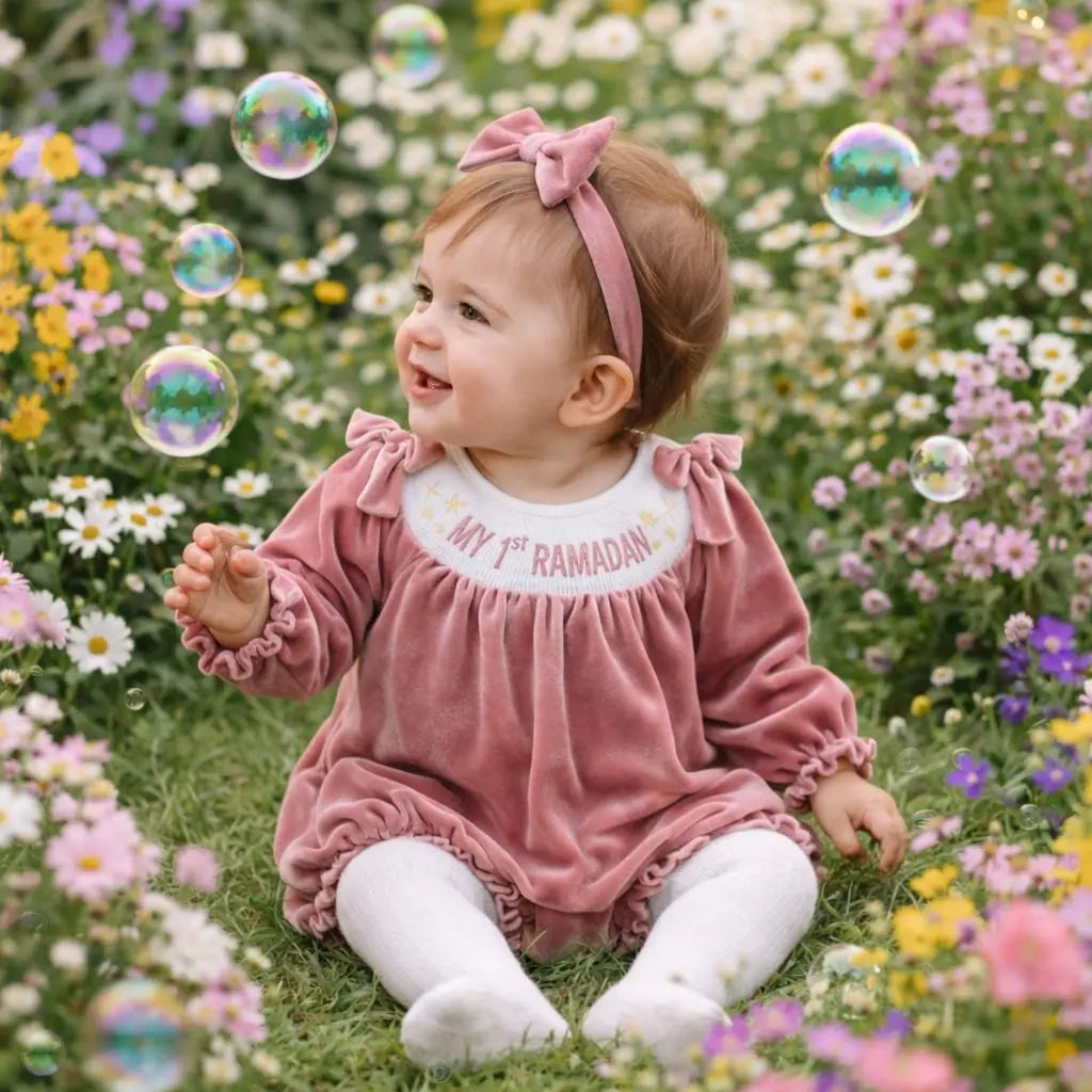 My 1st Ramadan Pink Romper KIDDIY