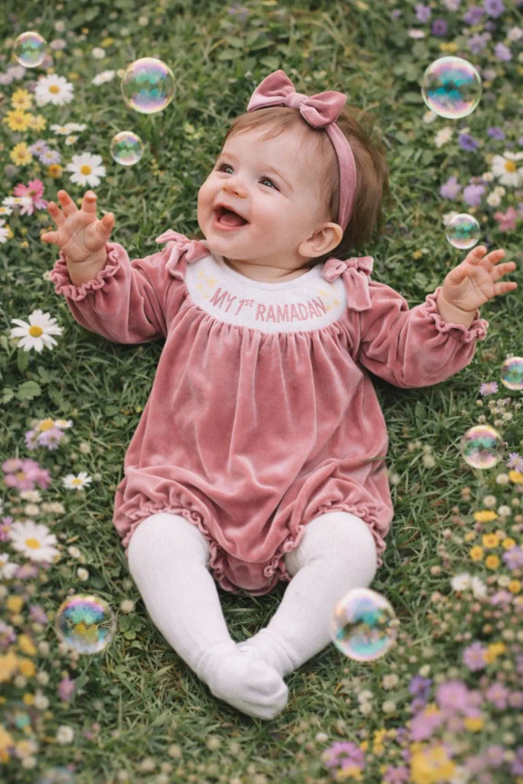 My 1st Ramadan Pink Romper KIDDIY